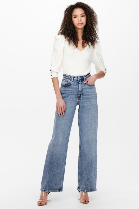 Only blauwe dames jeans | Model
