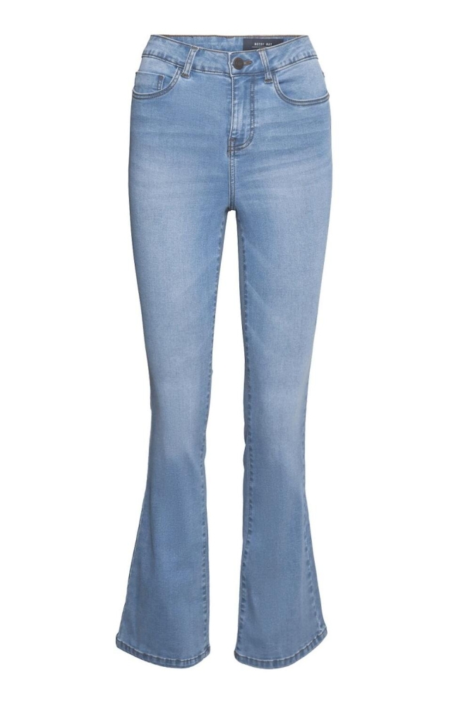 Noisy may blauwe dames jeans | Vooraanzicht