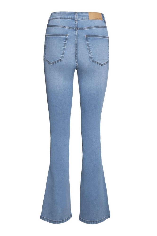 Noisy may blauwe dames jeans | Achteraanzicht