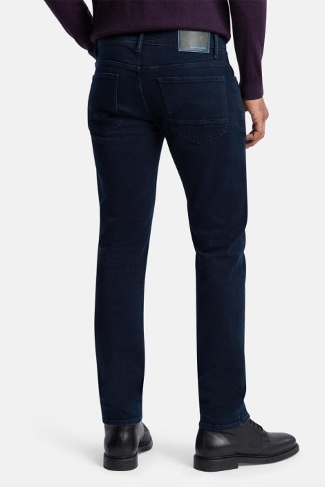 Pierre Cardin blauwe heren jeans | Model achteraanzicht