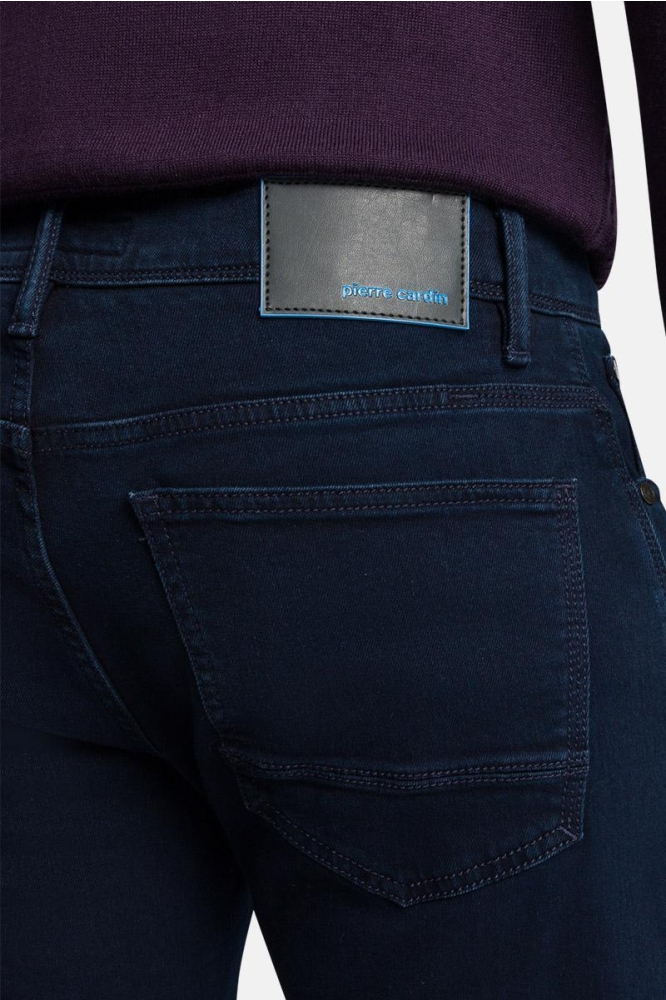 Pierre Cardin blauwe heren jeans | Close up