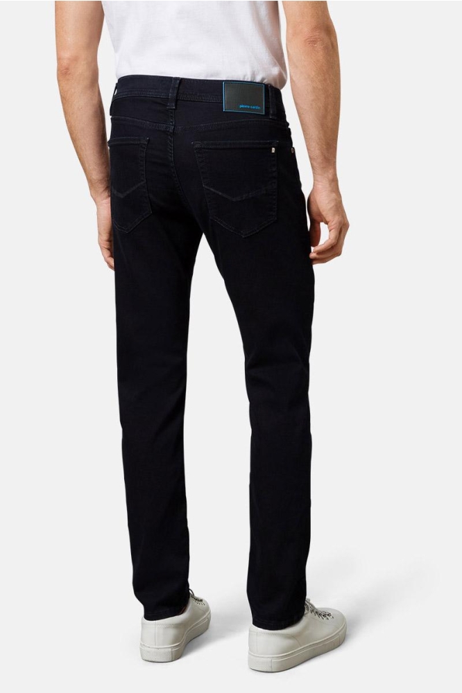Pierre Cardin blauwe heren jeans | Model achteraanzicht
