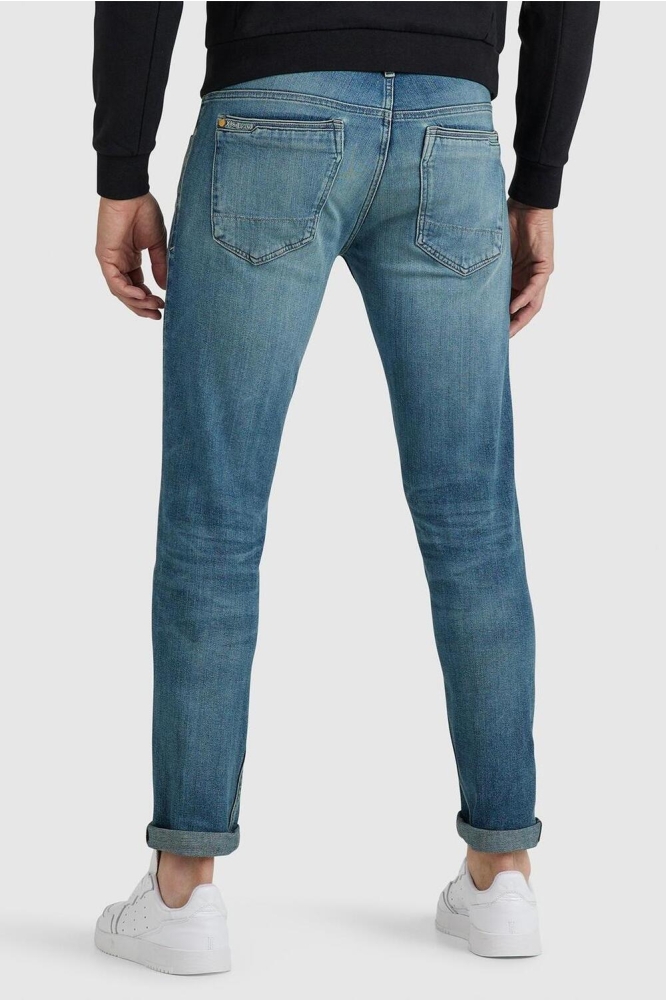 PME legend blauwe heren jeans | Model achteraanzicht