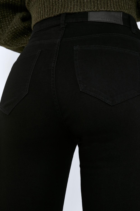 Noisy may zwarte dames jeans | Close up