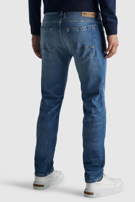 PME legend blauwe heren jeans | Model achteraanzicht