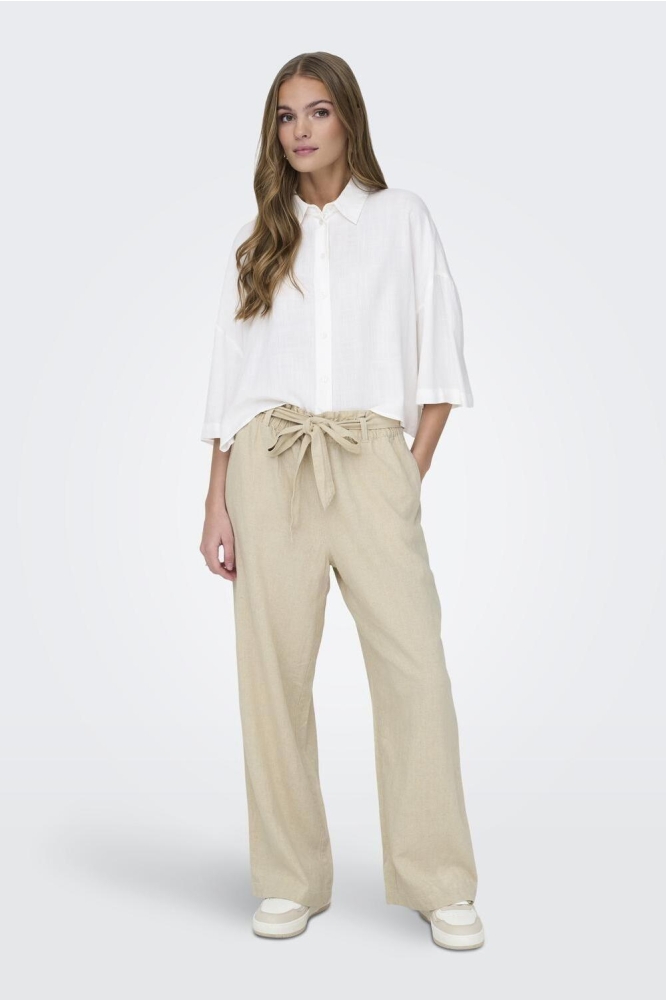 Jacqueline de Yong beige dames broek | 