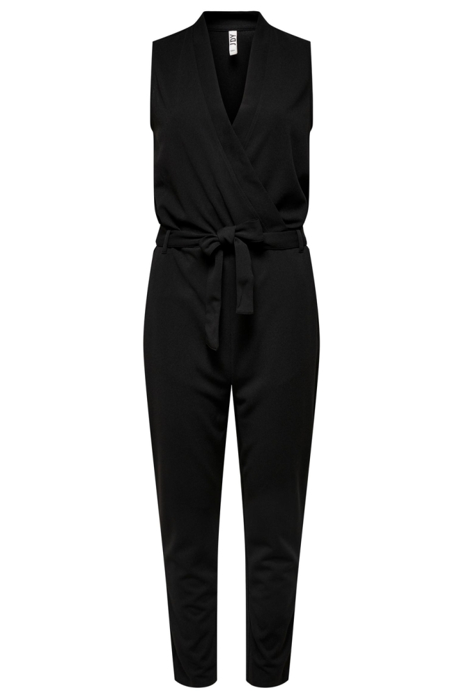 Jacqueline de Yong zwarte dames jumpsuit | Vooraanzicht