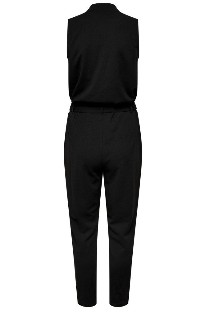 Jacqueline de Yong zwarte dames jumpsuit | Achteraanzicht