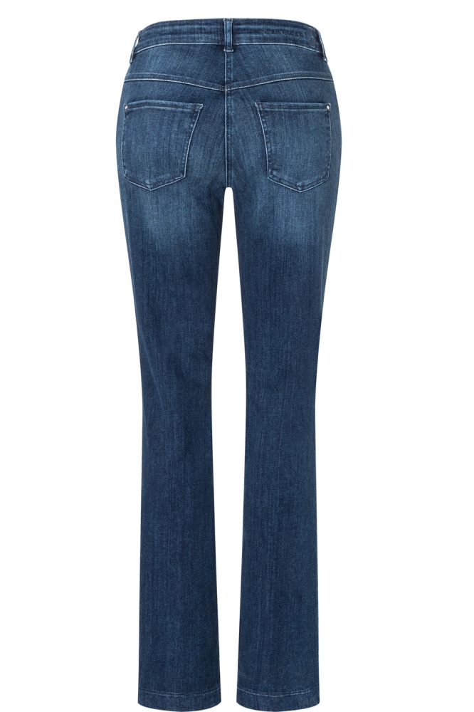 Mac blauwe dames jeans | Achteraanzicht