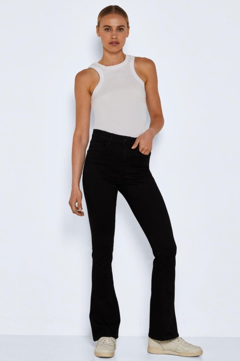 Noisy may zwarte dames jeans | Model