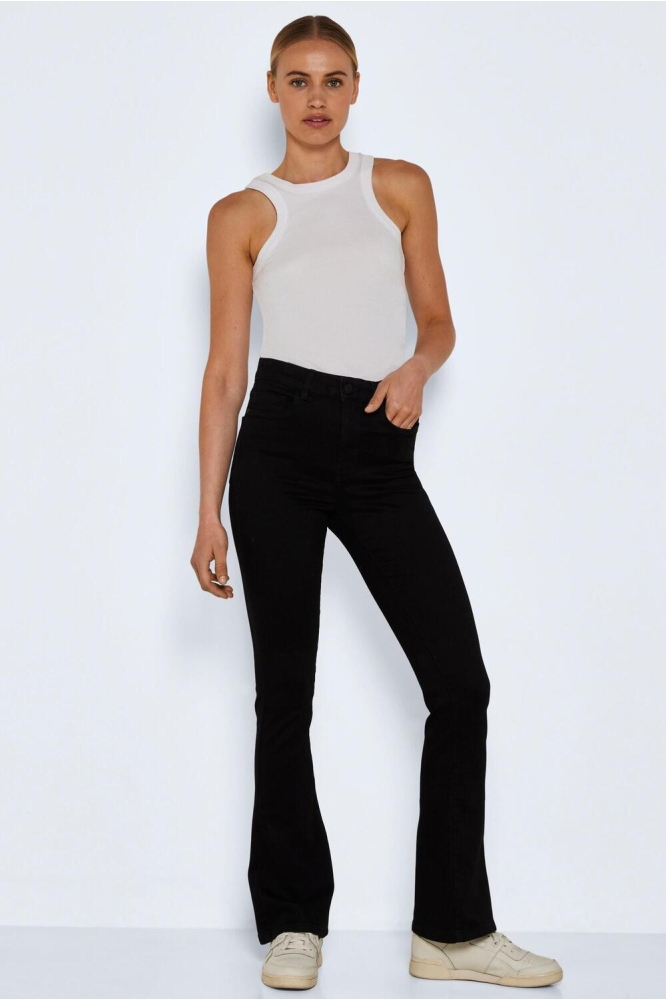 Noisy may zwarte dames jeans | Model