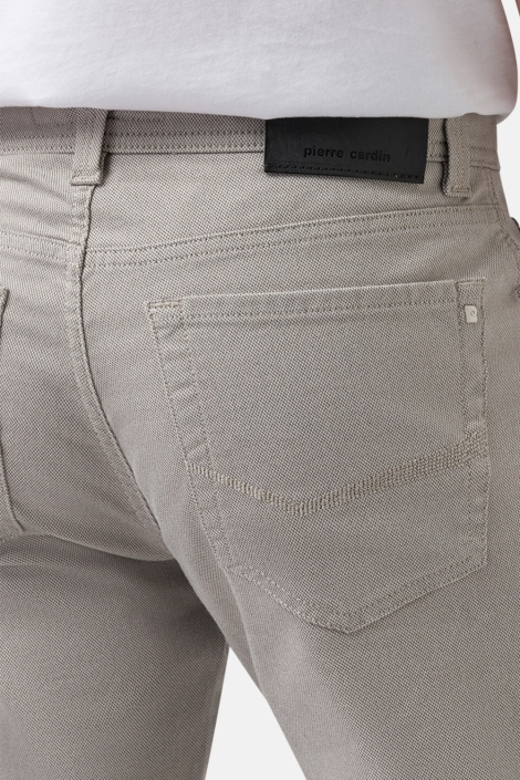 Pierre Cardin beige heren broek | Close up