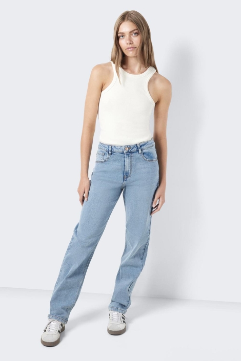 Noisy may blauwe dames jeans | Model