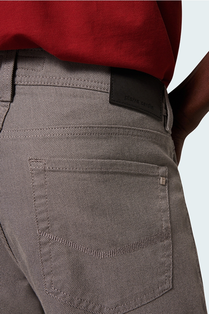 Pierre Cardin grijze heren broek | Close up