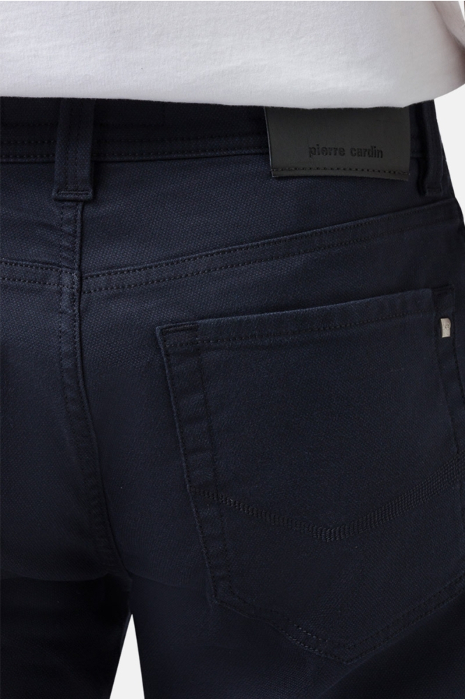 Pierre Cardin blauwe heren broek | Close up