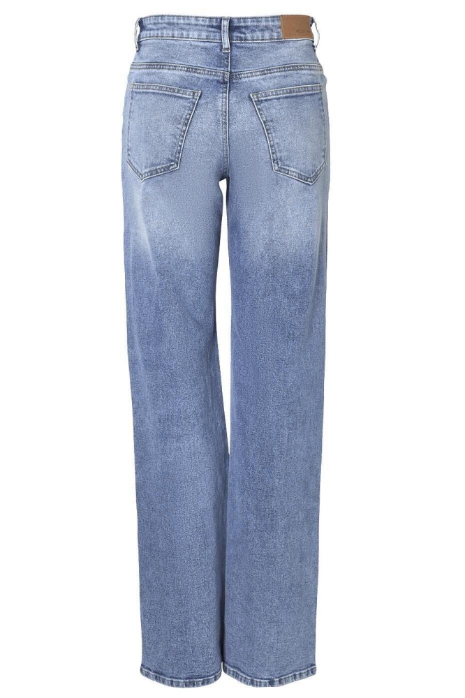Noisy may blauwe dames jeans | Achteraanzicht