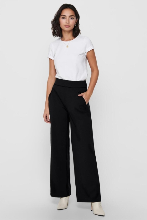 Jacqueline de Yong zwarte dames broek | Model