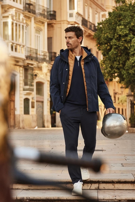 Vanguard blauwe heren broek | Sfeerbeeld, In situatie