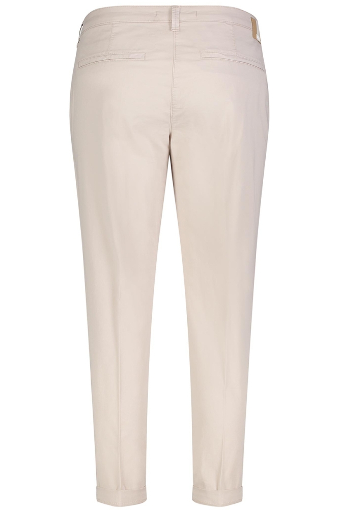 Mac beige dames broek | Achteraanzicht