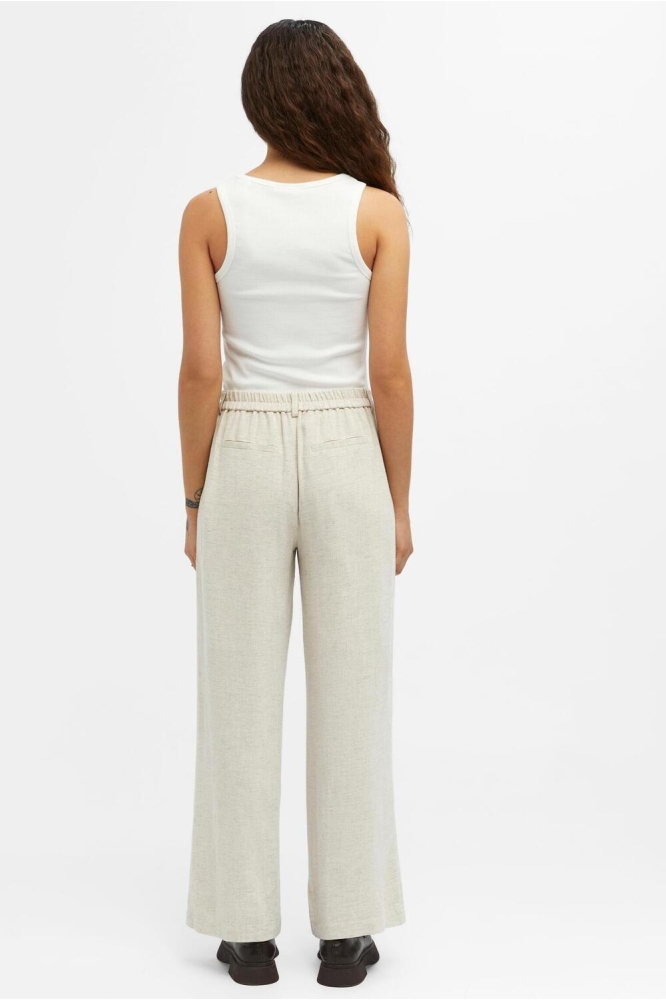 Object beige dames broek | Model