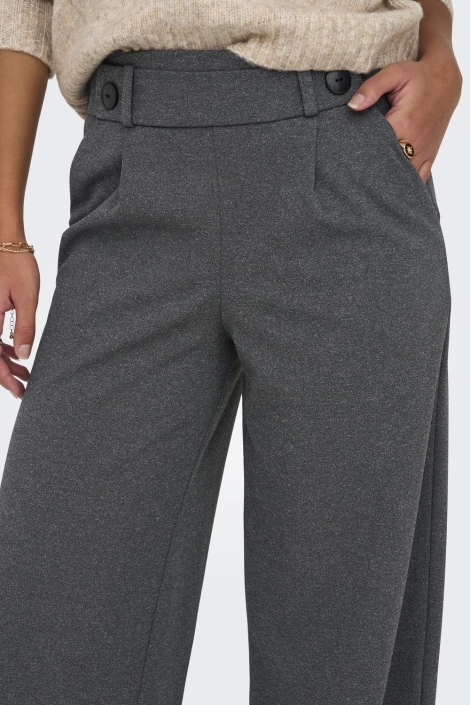 Jacqueline de Yong grijze dames broek | Unique Selling Point