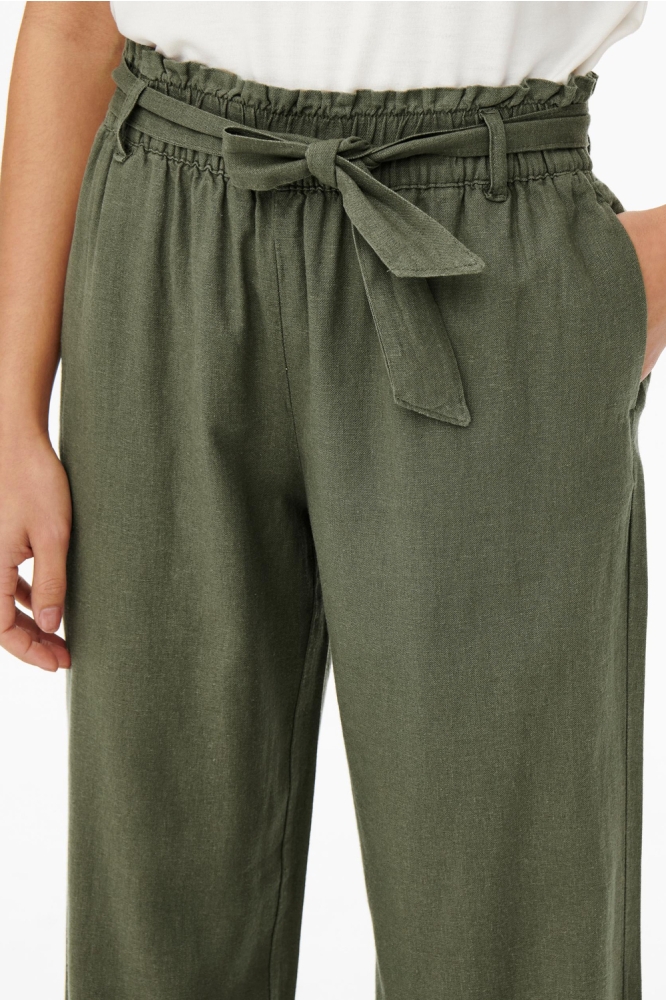 Jacqueline de Yong groene dames broek