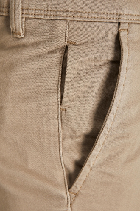 Jack & Jones beige heren broek | Close up