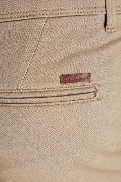 Jack & Jones beige heren broek | Close up