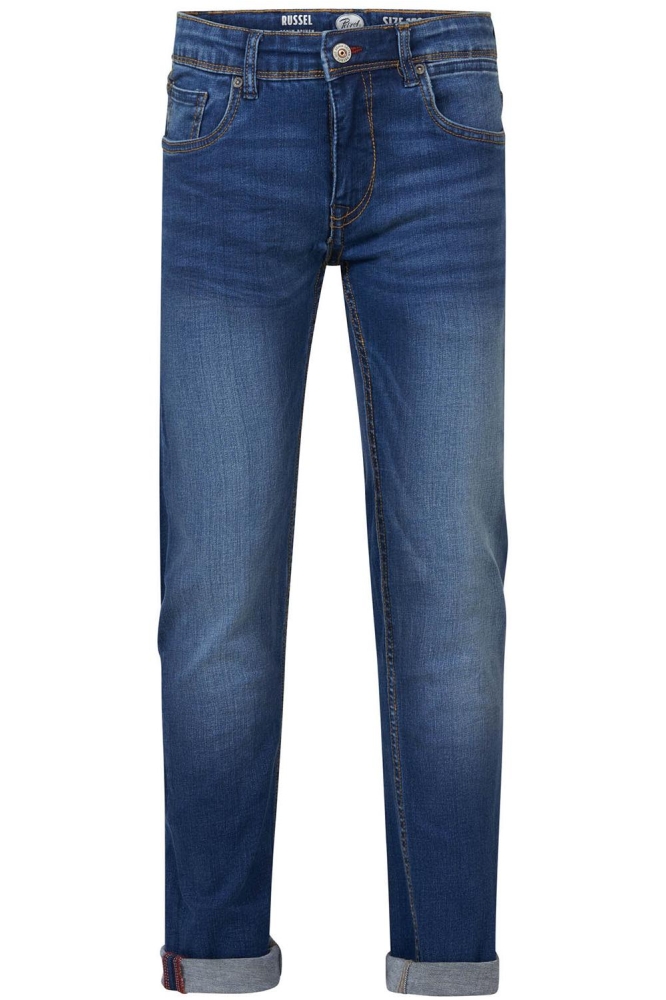 Petrol Industries blauwe heren jeans | Vooraanzicht