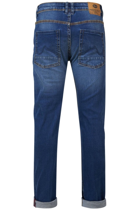 Petrol Industries blauwe heren jeans | Achteraanzicht