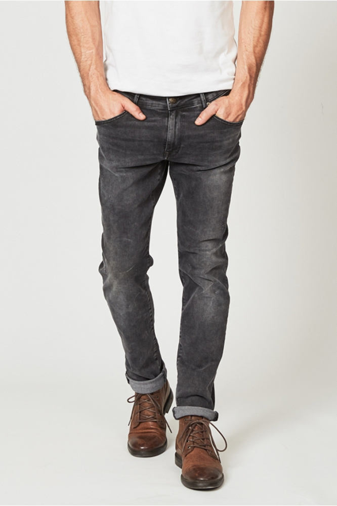 Petrol Industries zwarte heren jeans | Model vooraanzicht