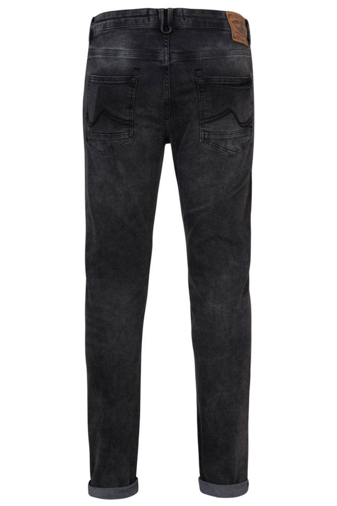 Petrol Industries zwarte heren jeans | Achteraanzicht