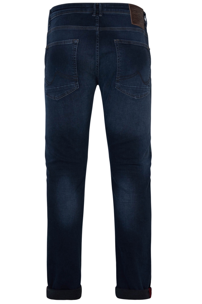 Petrol Industries blauwe heren jeans | Achteraanzicht