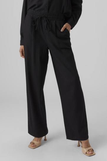 Vero Moda VMJESMILO WIDE PANTS WVN GA NOOS 10287363 Black