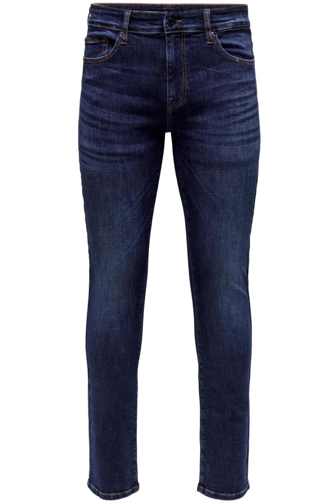 Only & Sons blauwe heren jeans | Vooraanzicht