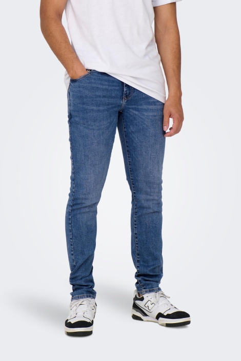 Only & Sons blauwe heren jeans | Model