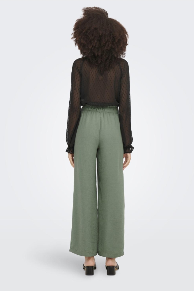 Jacqueline de Yong groene dames broek | Model