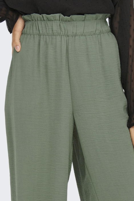 Jacqueline de Yong groene dames broek | Kleurstaal