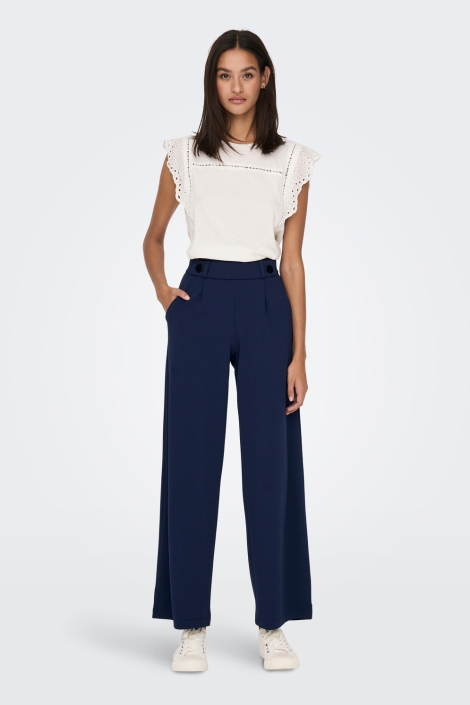 Jacqueline de Yong blauwe dames broek | Model