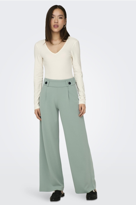 Jacqueline de Yong groene dames broek | Model