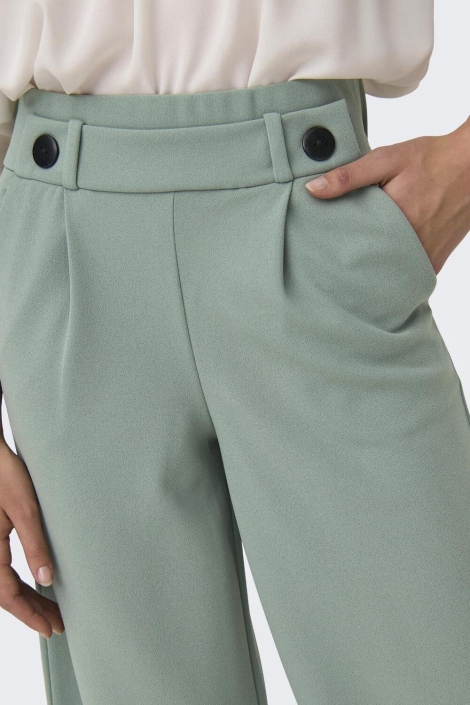 Jacqueline de Yong groene dames broek | Unique Selling Point