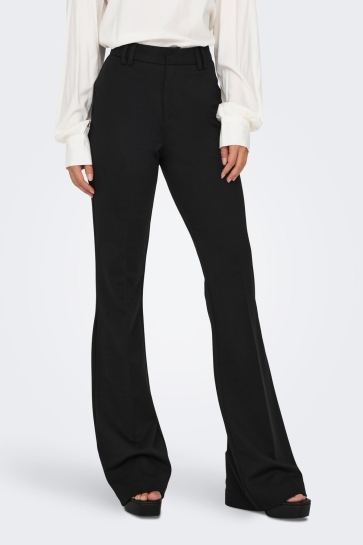 Only onlpeach mw flared pant tlr noos Zwart