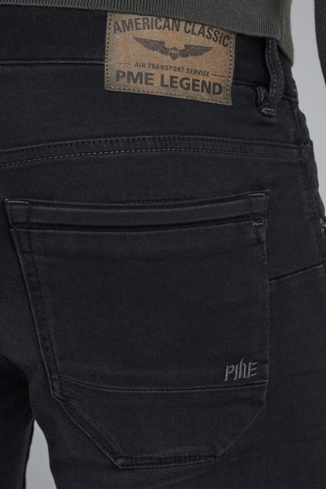 PME legend zwarte heren jeans | Close up