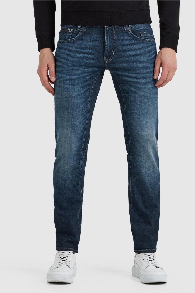 PME legend blauwe heren jeans | Model vooraanzicht