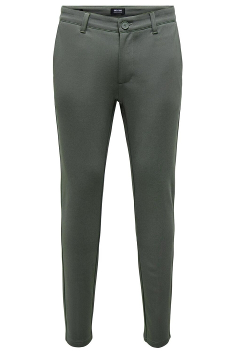 Only & Sons grijze heren broek | Vooraanzicht