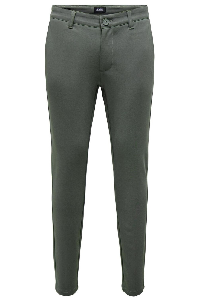 Only & Sons grijze heren broek | Vooraanzicht