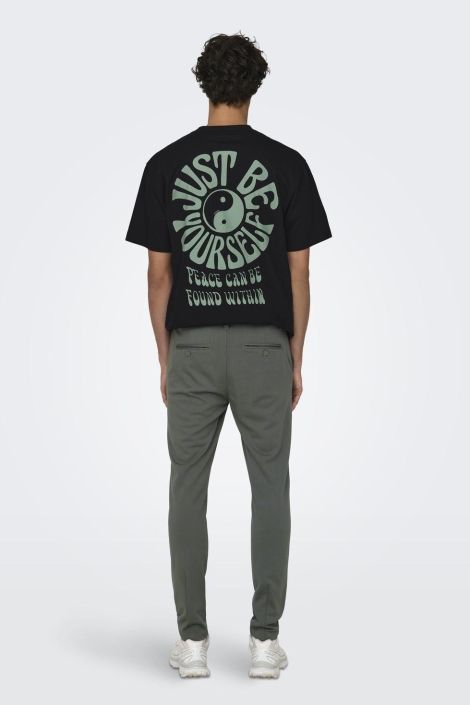 Only & Sons grijze heren broek | Model