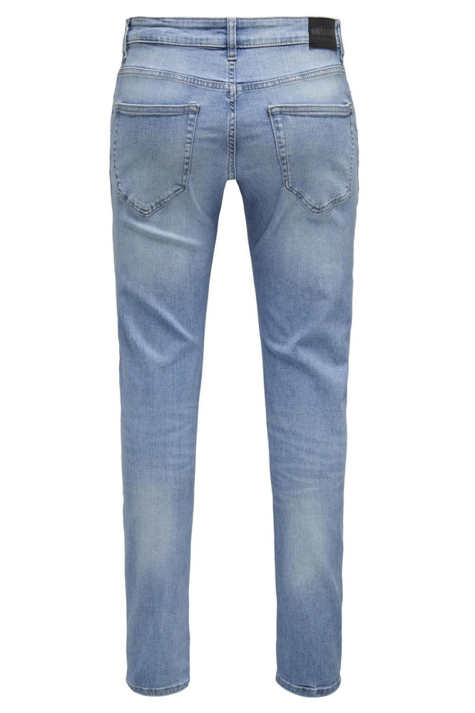 Only & Sons blauwe heren jeans | Achteraanzicht