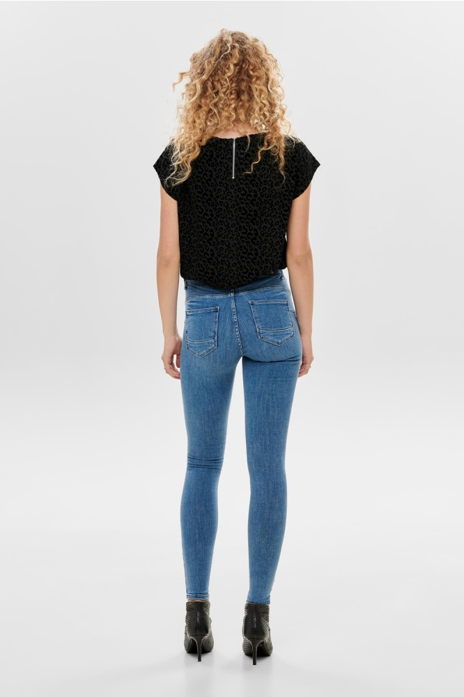 Only blauwe dames jeans | Model
