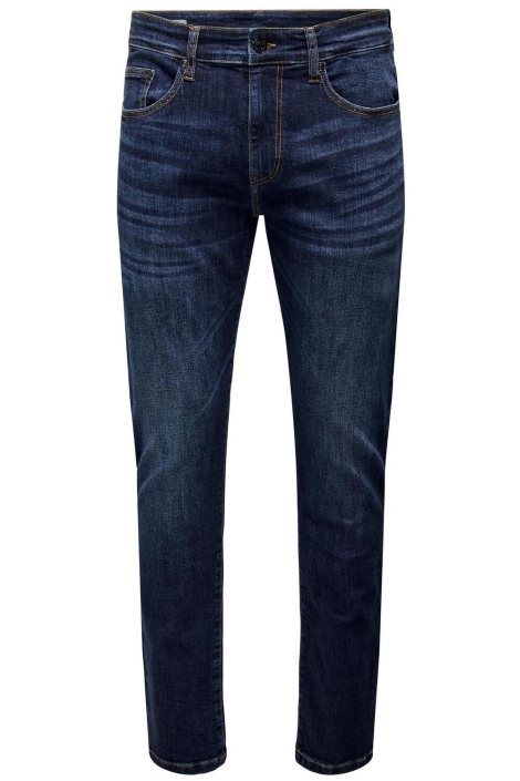 Only & Sons blauwe heren jeans | Vooraanzicht